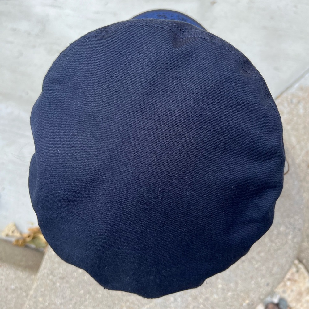 Dorfman Pacific Reformation Fiddler Cap | Navy—Blue Textured Ribbon & Cord—M/L - Picture 16 of 17